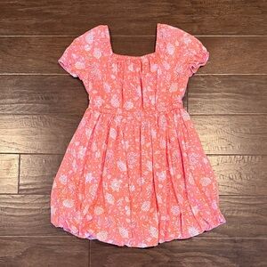 Crewcuts Coral Floral Kids Dress